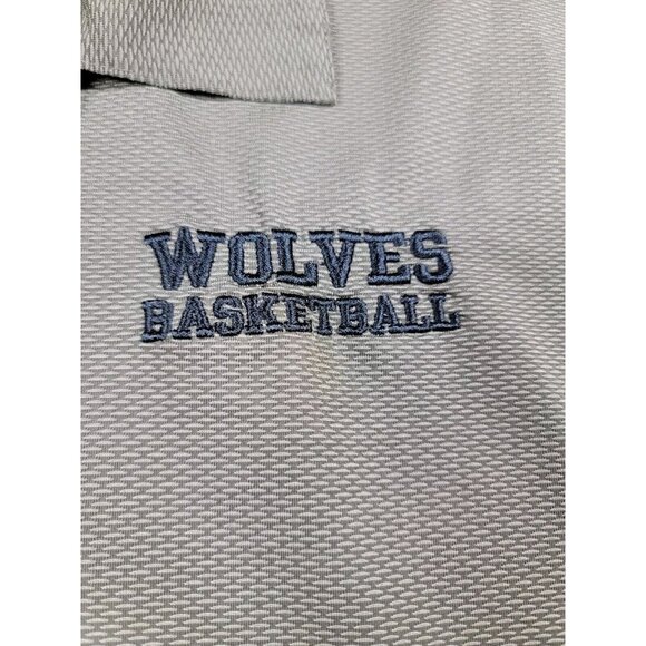 Nike Golf Dri-Fit Polo Shirt 2XL Men's weave‎ pattern Wolves Basketball - Picture 5 of 8
